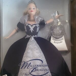 Barbie Millennium Princess Doll - Silver and Blue